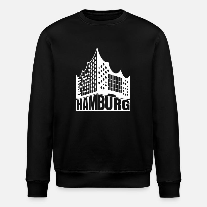 Hambourg Lover Design - Sweat bio ROLLER Stanley/Stella Unisexe - noir