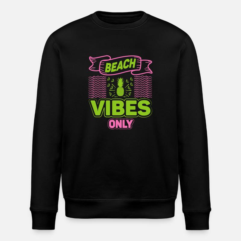 Strand-Vibes - Stanley/Stella Unisex Bio-Sweatshirt ROLLER - Schwarz
