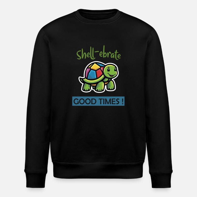 Shell-ebrate Good Times! - Stanley/Stella ROLLER Unisex Organic Sweatshirt - black