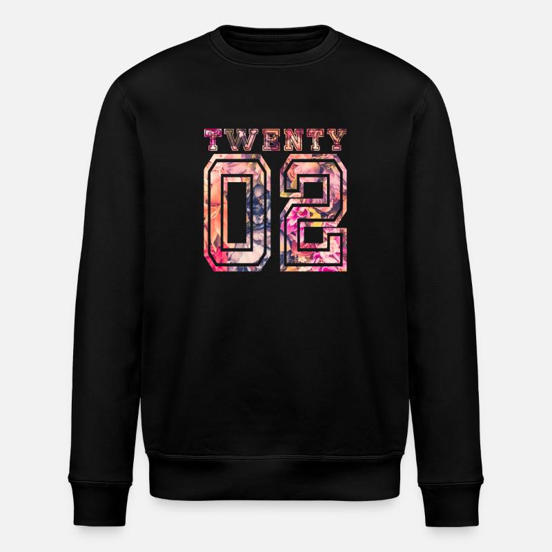 vingt 2002 - Sweat bio ROLLER Stanley/Stella Unisexe - noir