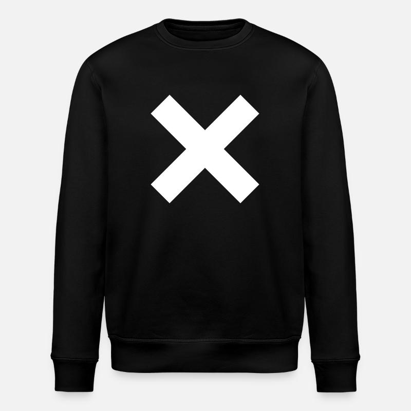 Kreuz - Stanley/Stella Unisex Bio-Sweatshirt ROLLER - Schwarz