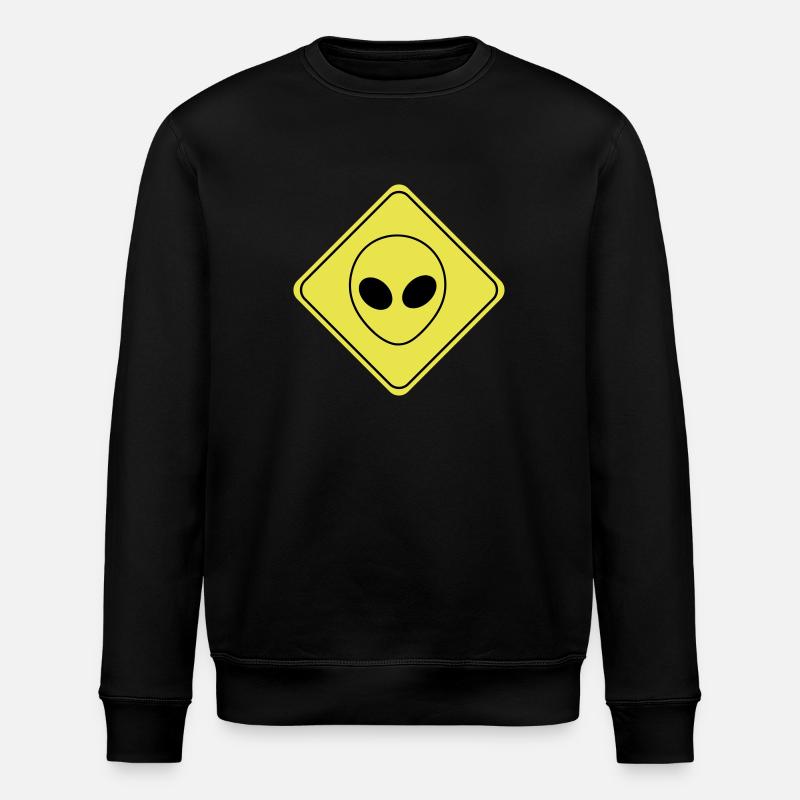 Alien Zeichen - Stanley/Stella Unisex Bio-Sweatshirt ROLLER - Schwarz
