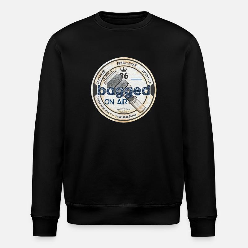 Bagged on air - Stanley/Stella Unisex Bio-Sweatshirt ROLLER - Schwarz