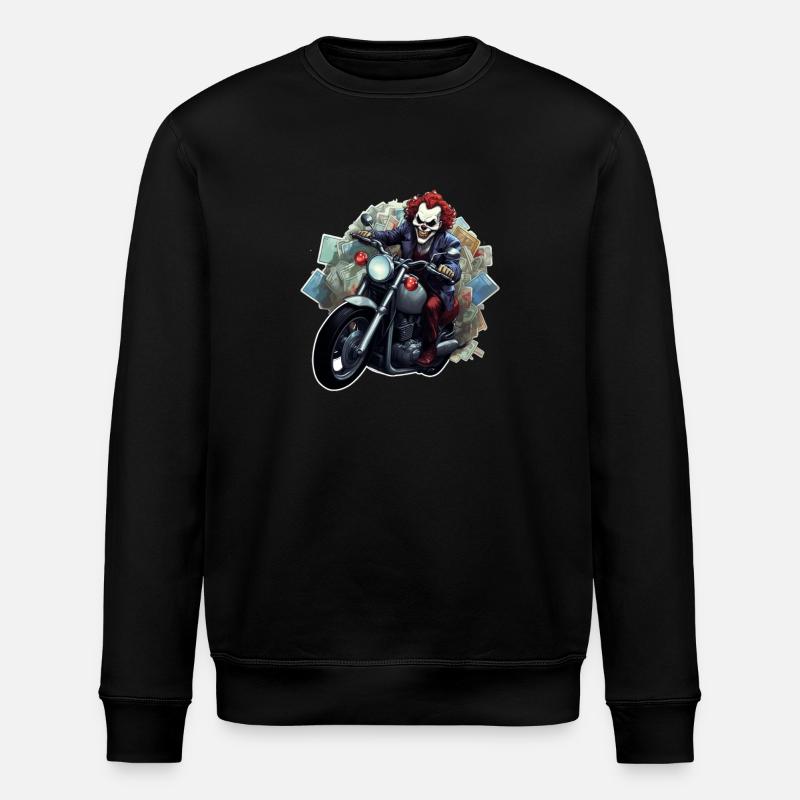 Clown tueur - Sweat bio ROLLER Stanley/Stella Unisexe - noir