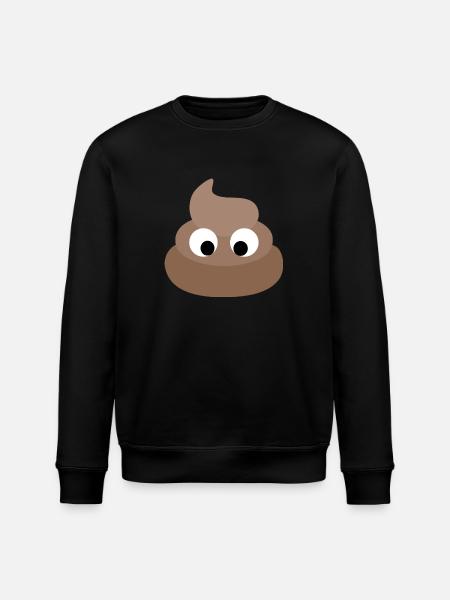 Kackhaufen - Stanley/Stella Unisex Bio-Sweatshirt ROLLER - Schwarz