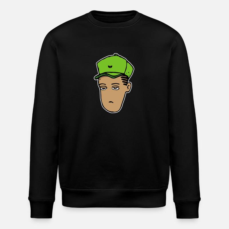 Tête de hip-hop (AVC) - Sweat bio ROLLER Stanley/Stella Unisexe - noir
