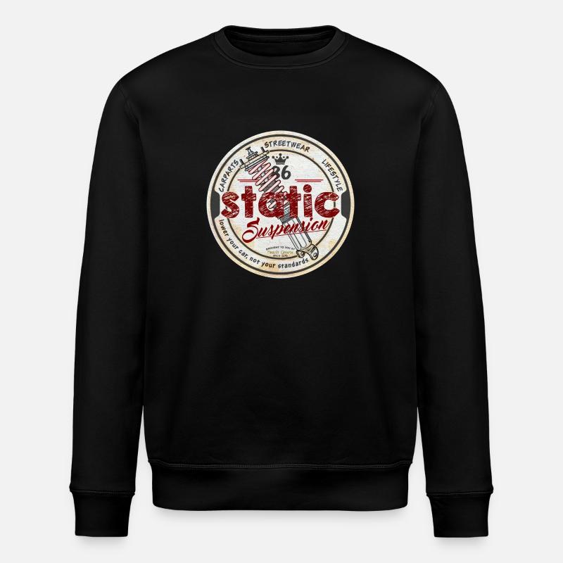 Static suspension - Stanley/Stella ROLLER Unisex Organic Sweatshirt - black