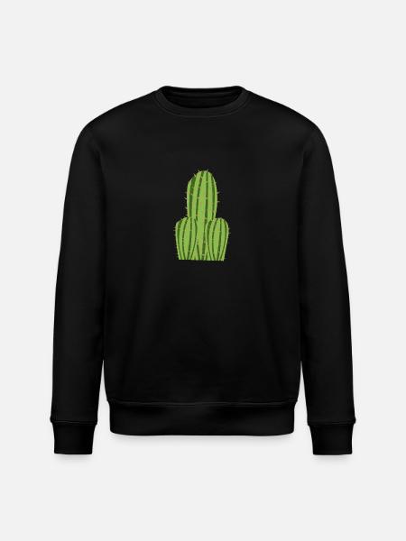 Cactus penis - Stanley/Stella ROLLER Unisex Organic Sweatshirt - black