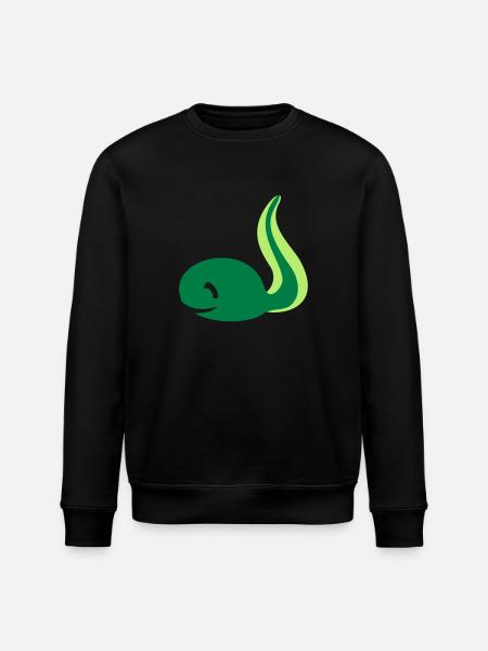 Frog tadpole - Stanley/Stella ROLLER Unisex Organic Sweatshirt - black