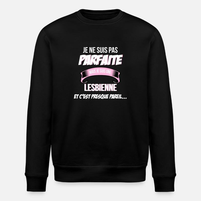 lesbienne cadeau humour - Sweat bio ROLLER Stanley/Stella Unisexe - noir