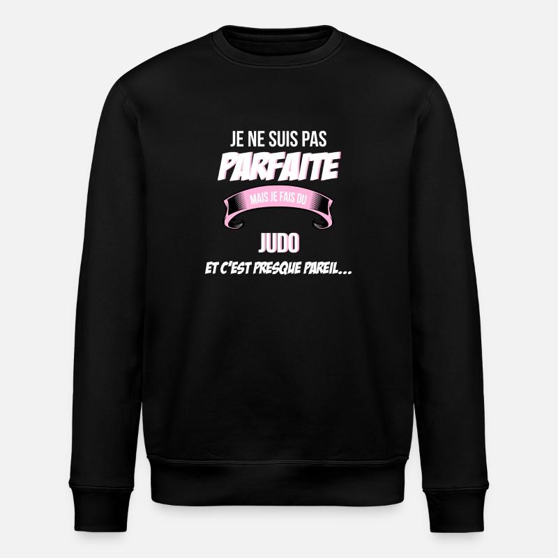 Judo cadeau humour - Sweat bio ROLLER Stanley/Stella Unisexe - noir