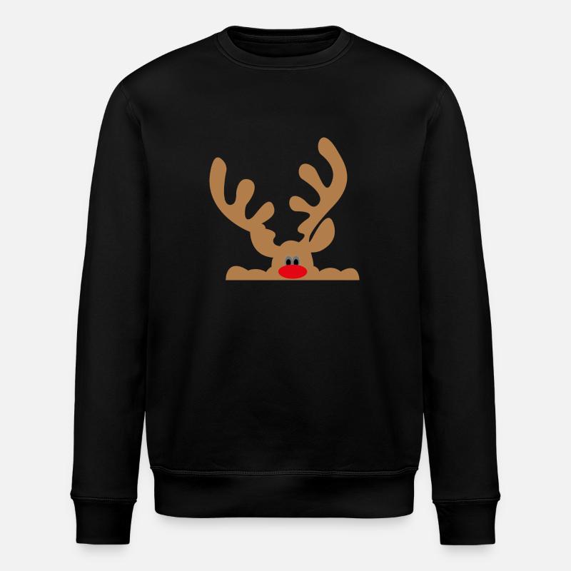 Moose - Stanley/Stella ROLLER Unisex Organic Sweatshirt - black