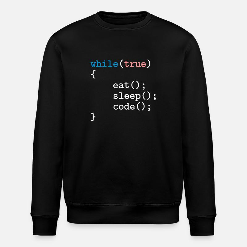 Programmierer, Software, Informatik, Developer - Stanley/Stella Unisex Bio-Sweatshirt ROLLER - Schwarz