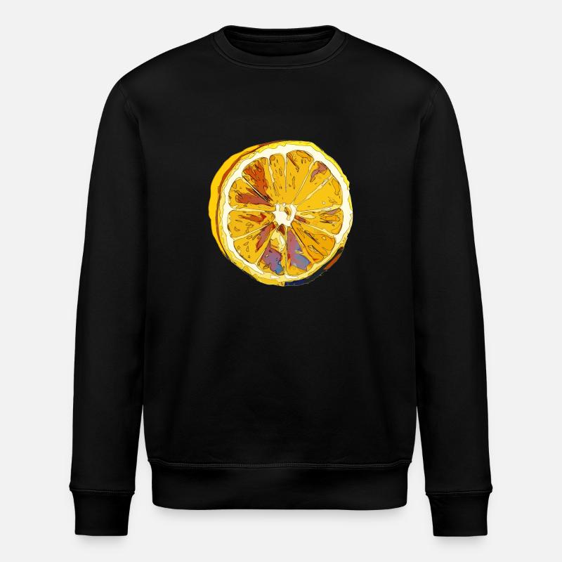 Zitrone - Stanley/Stella Unisex Bio-Sweatshirt ROLLER - Schwarz