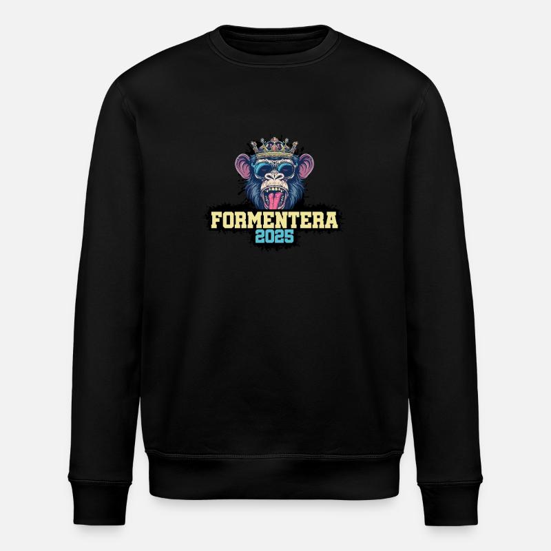 Formentera 2025 Singe - Sweat bio ROLLER Stanley/Stella Unisexe - noir