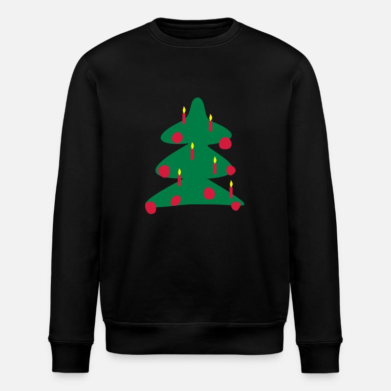 Christbaum - Stanley/Stella Unisex Bio-Sweatshirt ROLLER - Schwarz