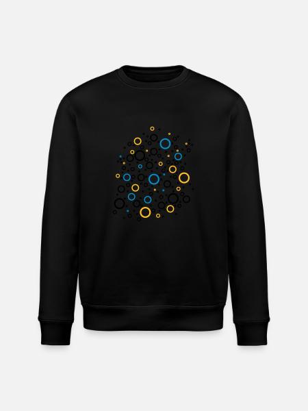 Colour Bubbles - Stanley/Stella Unisex Bio-Sweatshirt ROLLER - Schwarz