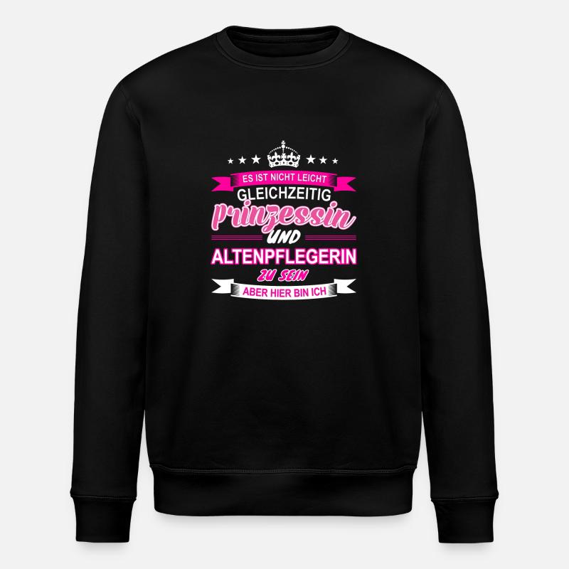 Altenpflegerin - Stanley/Stella Unisex Bio-Sweatshirt ROLLER - Schwarz