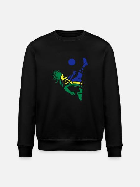 Soccer male de - Stanley/Stella Unisex Bio-Sweatshirt ROLLER - Schwarz