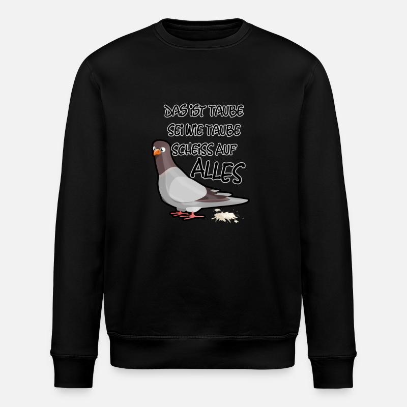 Kaka Taube - Stanley/Stella Unisex Bio-Sweatshirt ROLLER - Schwarz