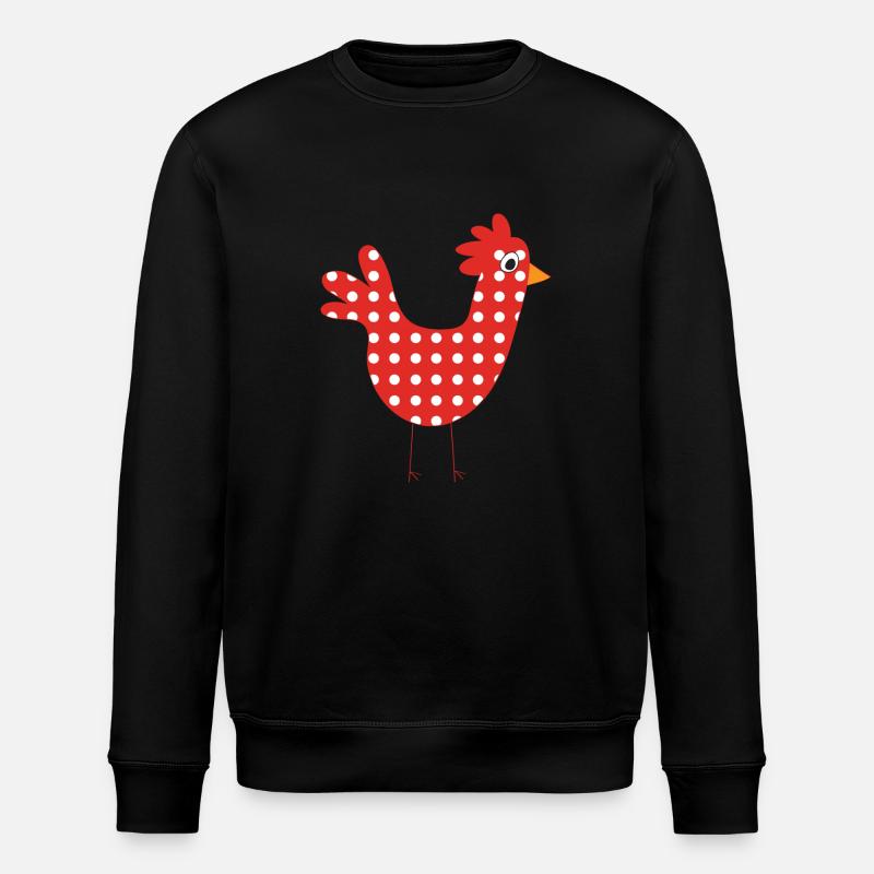 poule - Sweat bio ROLLER Stanley/Stella Unisexe - noir