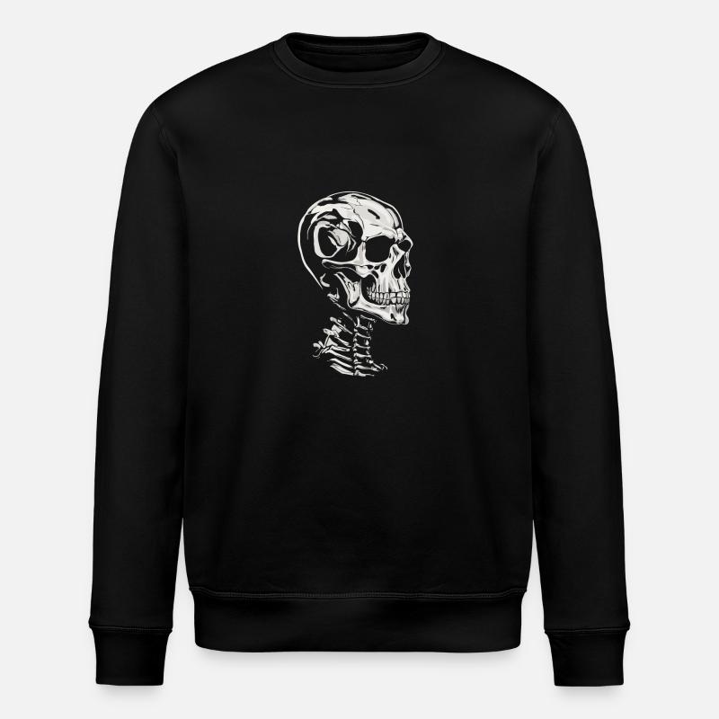 Skull - Stanley/Stella Unisex Bio-Sweatshirt ROLLER - Schwarz