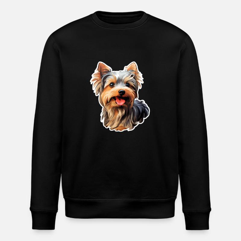 Yorkshire Terrier mignon - Sweat bio ROLLER Stanley/Stella Unisexe - noir