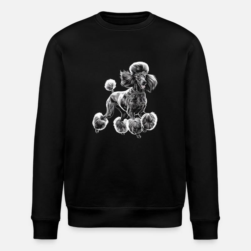 Pudel Diva - Stanley/Stella Unisex Bio-Sweatshirt ROLLER - Schwarz