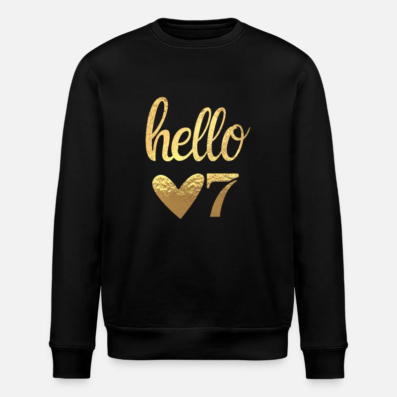 Hallo 7 Gold - Stanley/Stella Unisex Bio-Sweatshirt ROLLER - Schwarz
