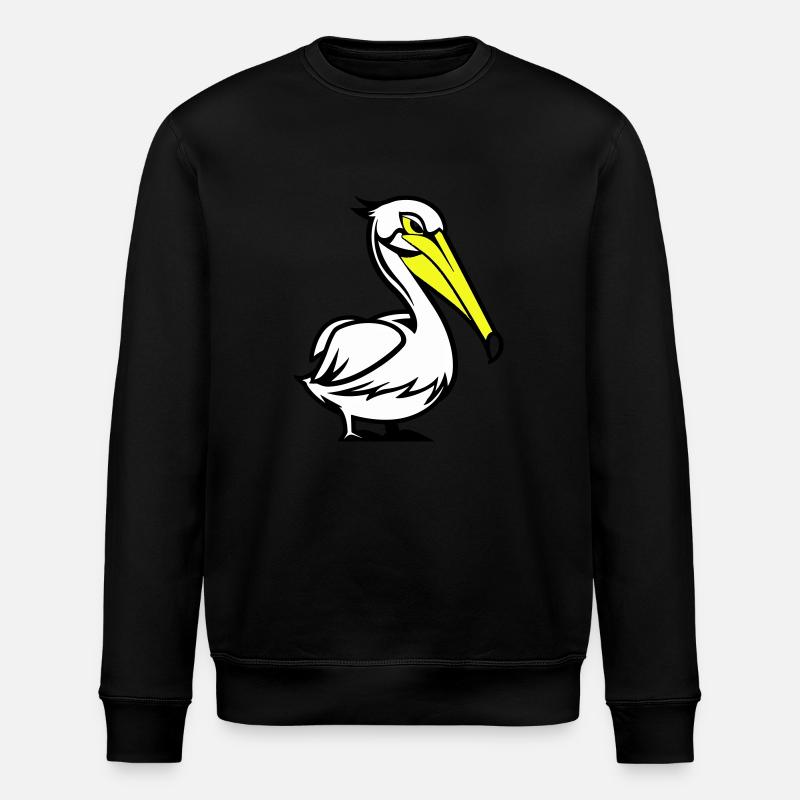 Pelikan Comic - Stanley/Stella ROLLER Unisex Organic Sweatshirt - black