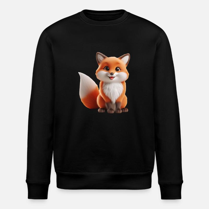 Fuchs 1 - Stanley/Stella Unisex Bio-Sweatshirt ROLLER - Schwarz