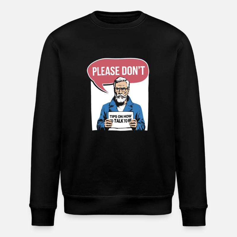 Silencieux et introverti - Sweat bio ROLLER Stanley/Stella Unisexe - noir