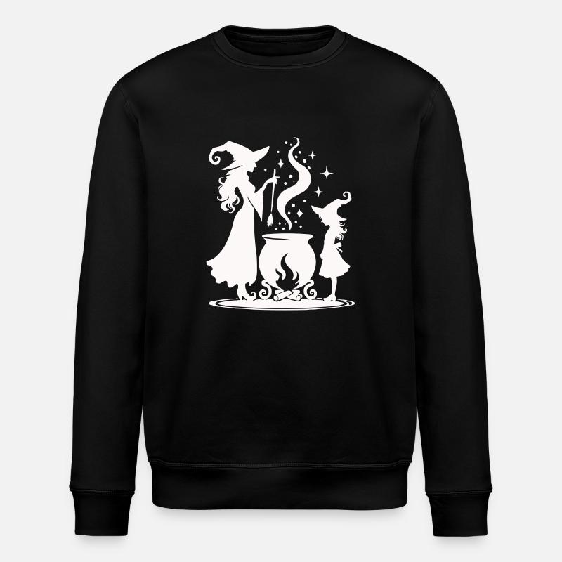 Chaudron de sorcière - Sweat bio ROLLER Stanley/Stella Unisexe - noir
