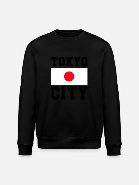 Tokyo City, Japan - Stanley/Stella ROLLER Unisex Organic Sweatshirt - black