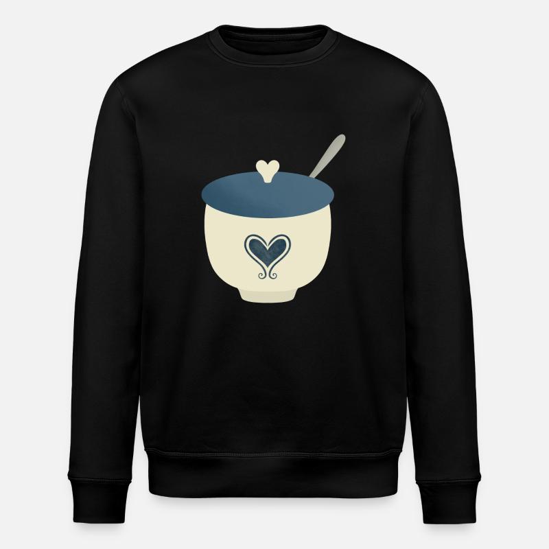 sucrier - Sweat bio ROLLER Stanley/Stella Unisexe - noir