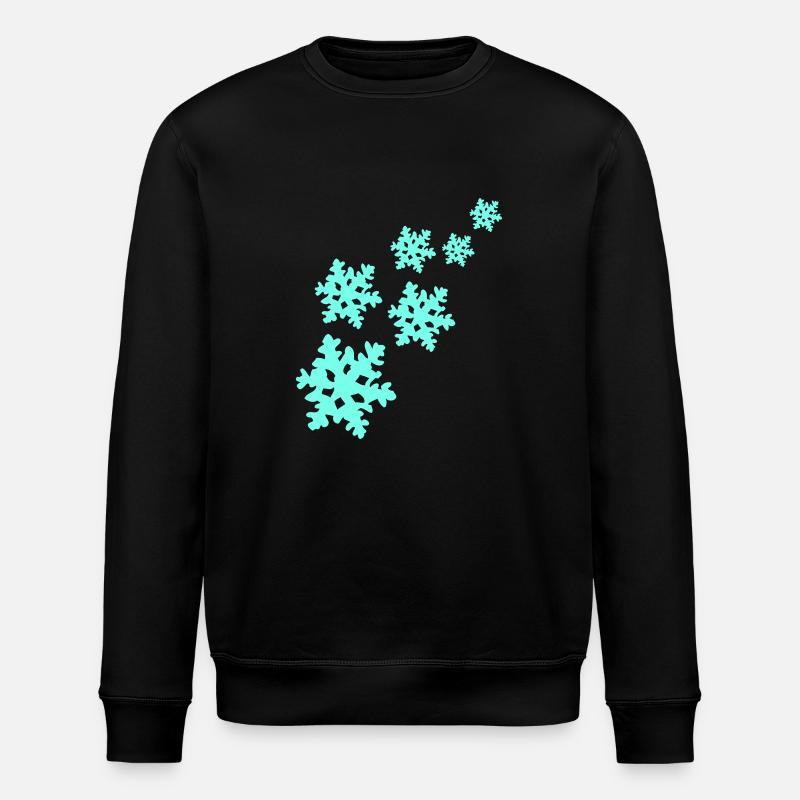 flocon de neige - Sweat bio ROLLER Stanley/Stella Unisexe - noir