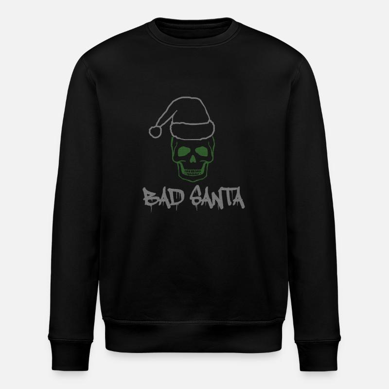 Bad Santa - Stanley/Stella ROLLER Unisex Organic Sweatshirt - black
