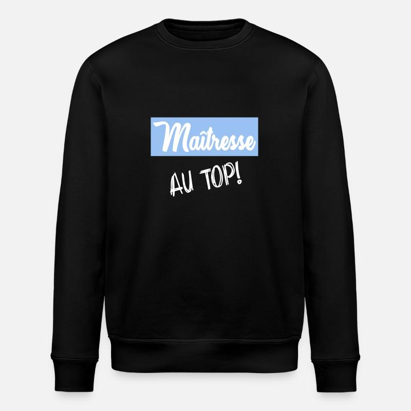 MERCI. MAÎTRESSE - Sweat bio ROLLER Stanley/Stella Unisexe - noir