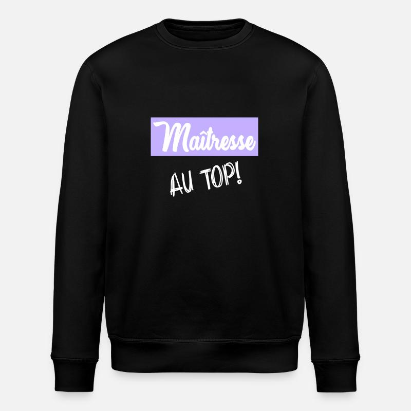 MAÎTRESSE - Sweat bio ROLLER Stanley/Stella Unisexe - noir