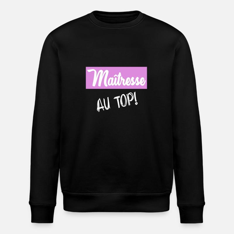 MERCI. MAÎTRESSE - Sweat bio ROLLER Stanley/Stella Unisexe - noir