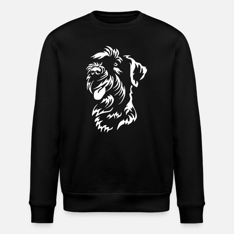 Sznaucer szef "Black Edition" - Ekologiczna bluza typu unisex Stanley/Stella ROLLER - czarny