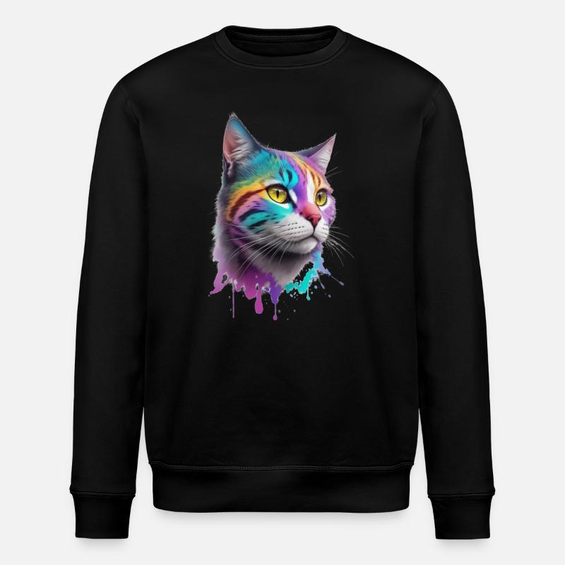 Chat - Sweat bio ROLLER Stanley/Stella Unisexe - noir