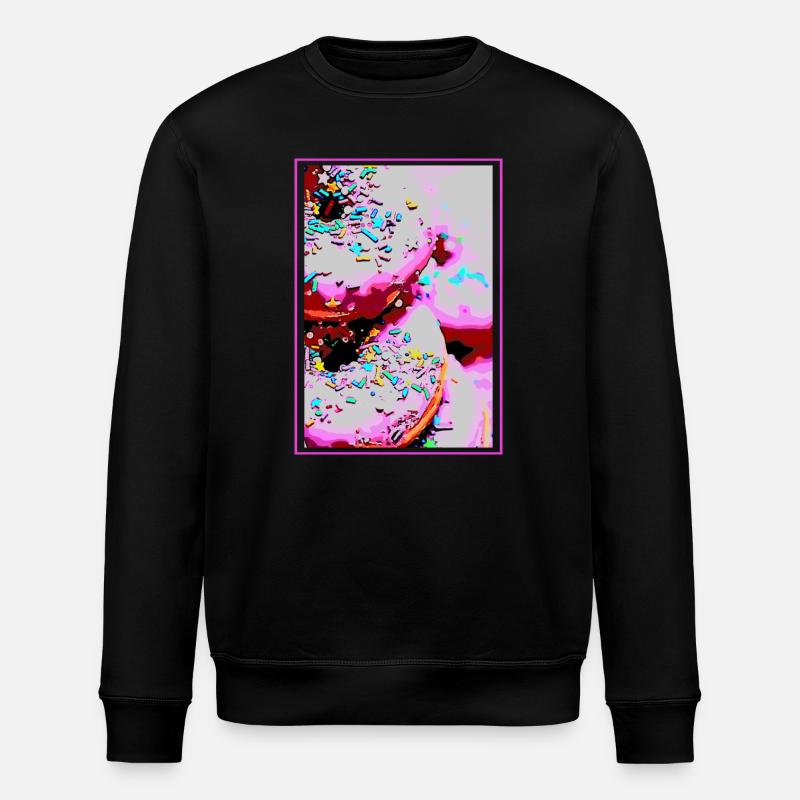 DONUTS - Sweat bio ROLLER Stanley/Stella Unisexe - noir