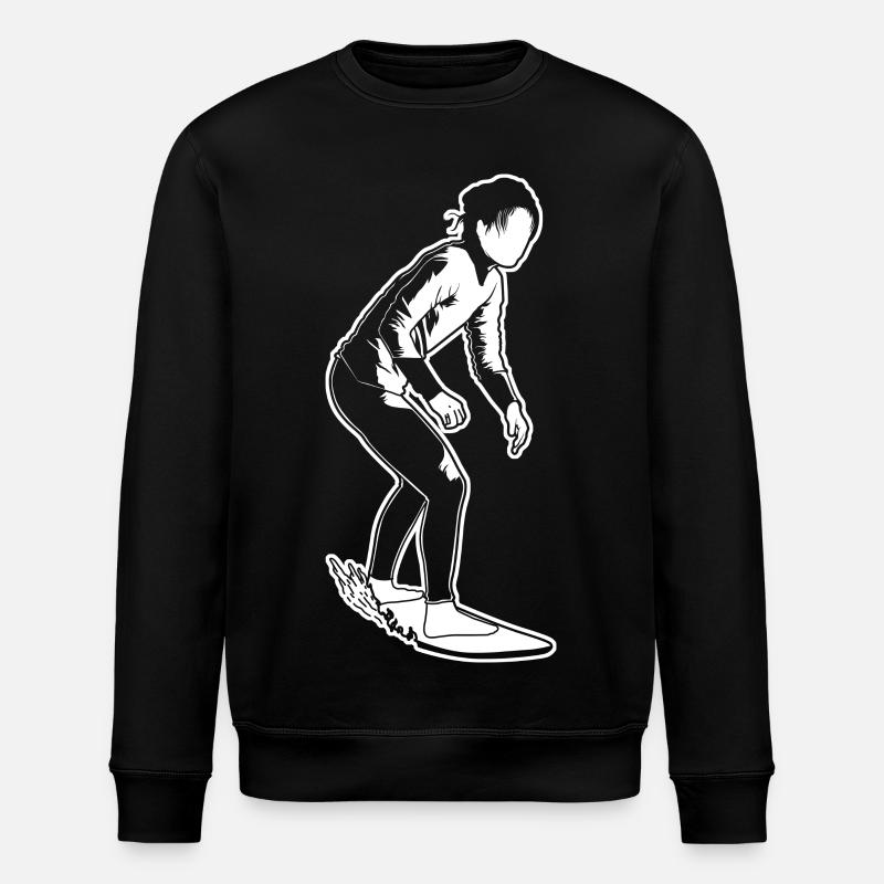 Surfer Mädchen - Stanley/Stella Unisex Bio-Sweatshirt ROLLER - Schwarz