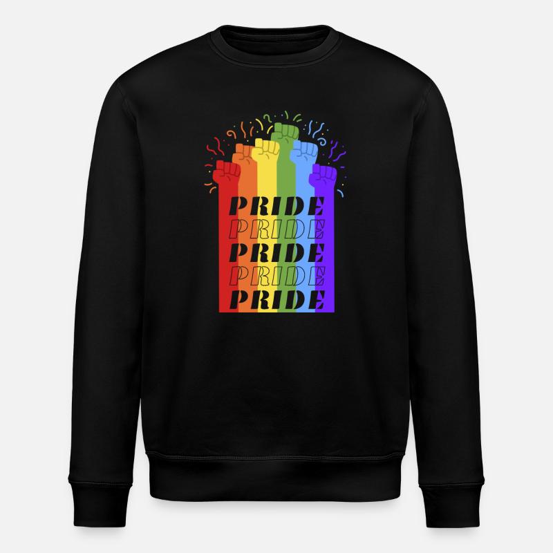 Pride - Stanley/Stella ROLLER Unisex Organic Sweatshirt - black