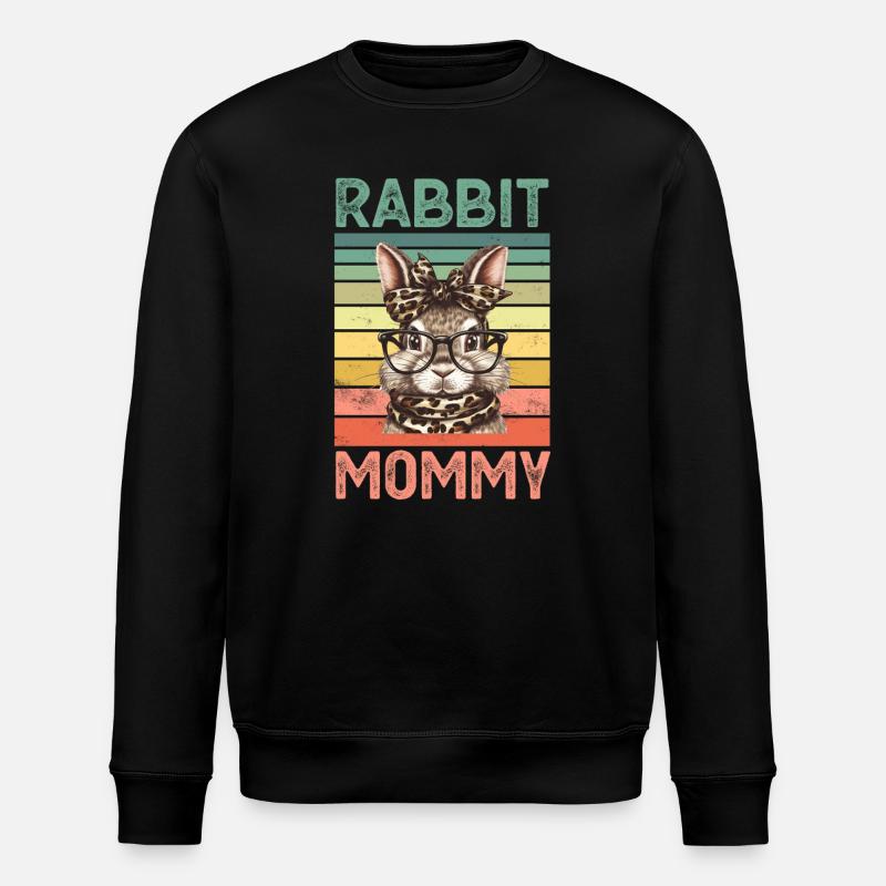 Lapin Lapin - Sweat bio ROLLER Stanley/Stella Unisexe - noir