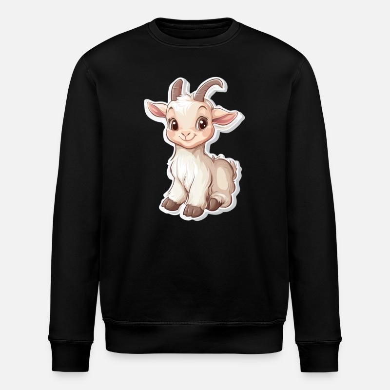 Ziege - Stanley/Stella Unisex Bio-Sweatshirt ROLLER - Schwarz