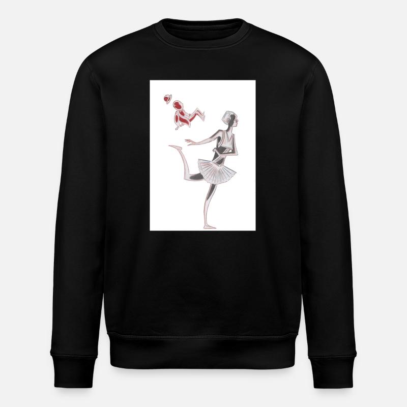 Ballet - Stanley/Stella ROLLER Unisex Organic Sweatshirt - black