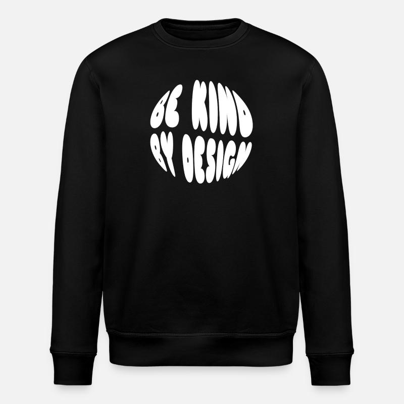 Seien Sie freundlich durch Design - Stanley/Stella Unisex Bio-Sweatshirt ROLLER - Schwarz