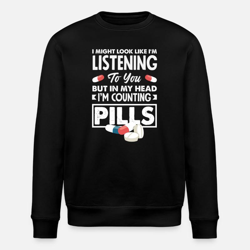 Pharmacist Pharmaceutical Technical - Stanley/Stella ROLLER Unisex Organic Sweatshirt - black